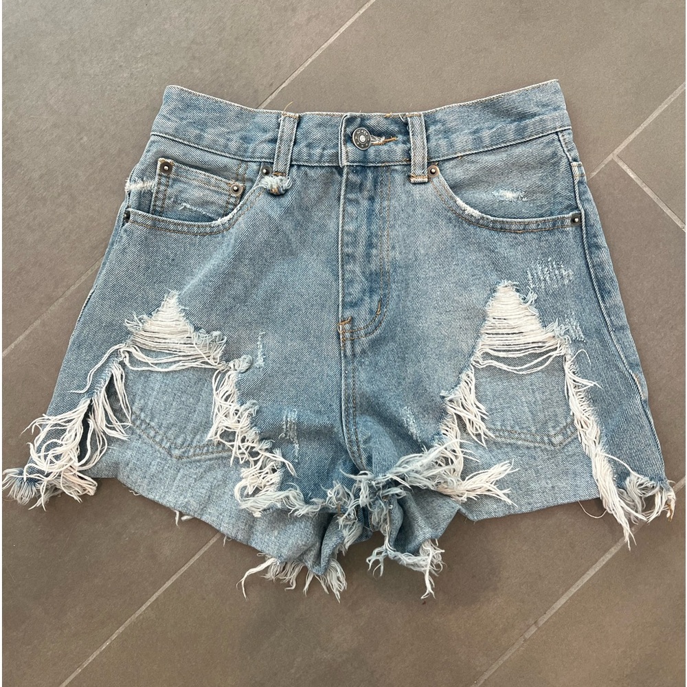 Denim shorts
